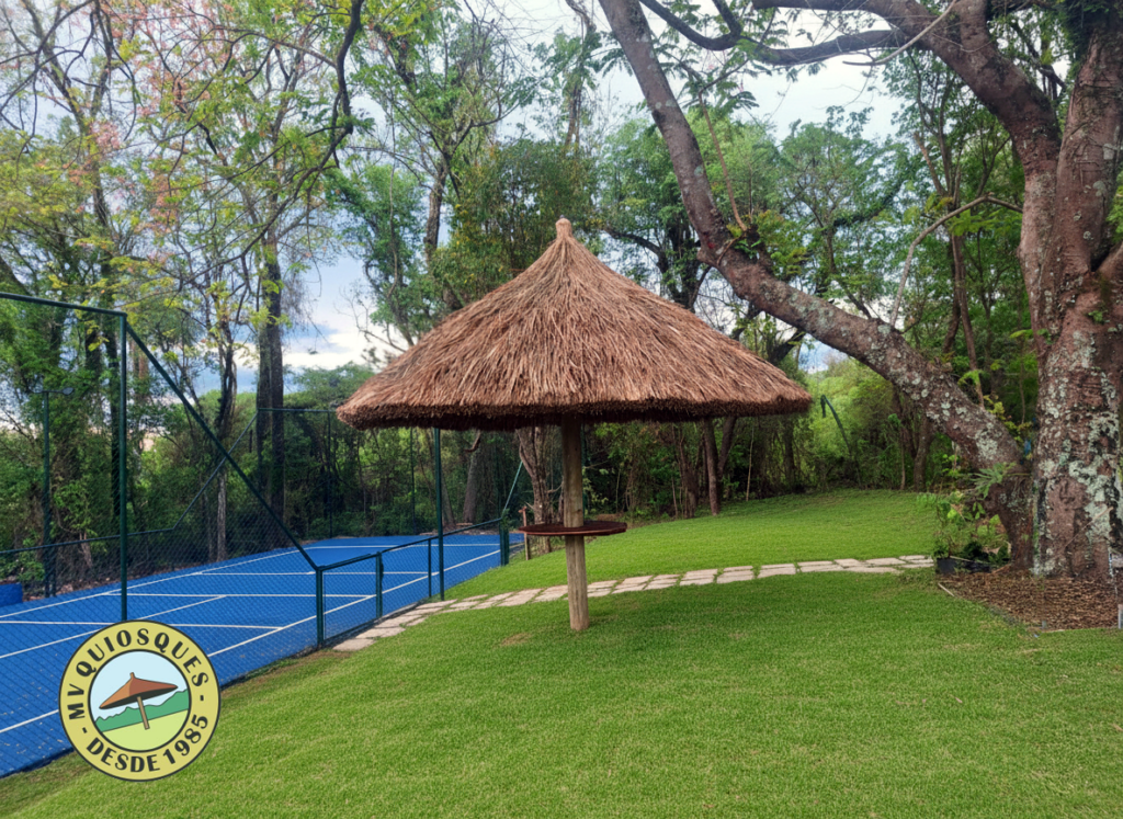 Quiosque de sapê para condomínios